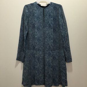 Tory Burch Women's Long Sleeve Mini Dress